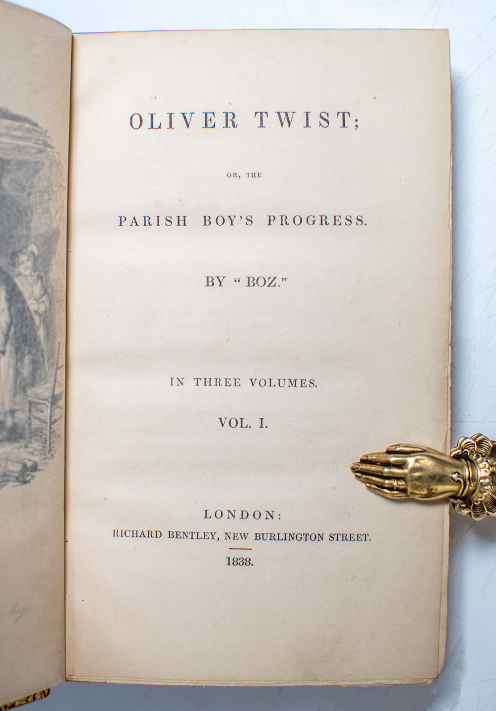 Oliver Twist; Or, the Parish Boy's Progress. By "Boz."