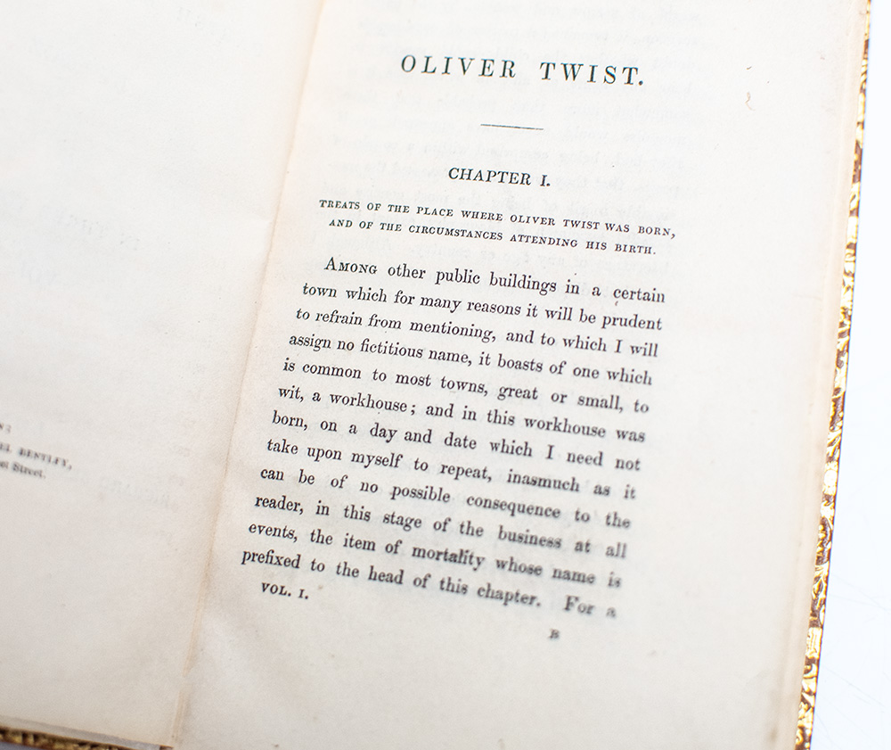 Oliver Twist; Or, the Parish Boy's Progress. By "Boz."