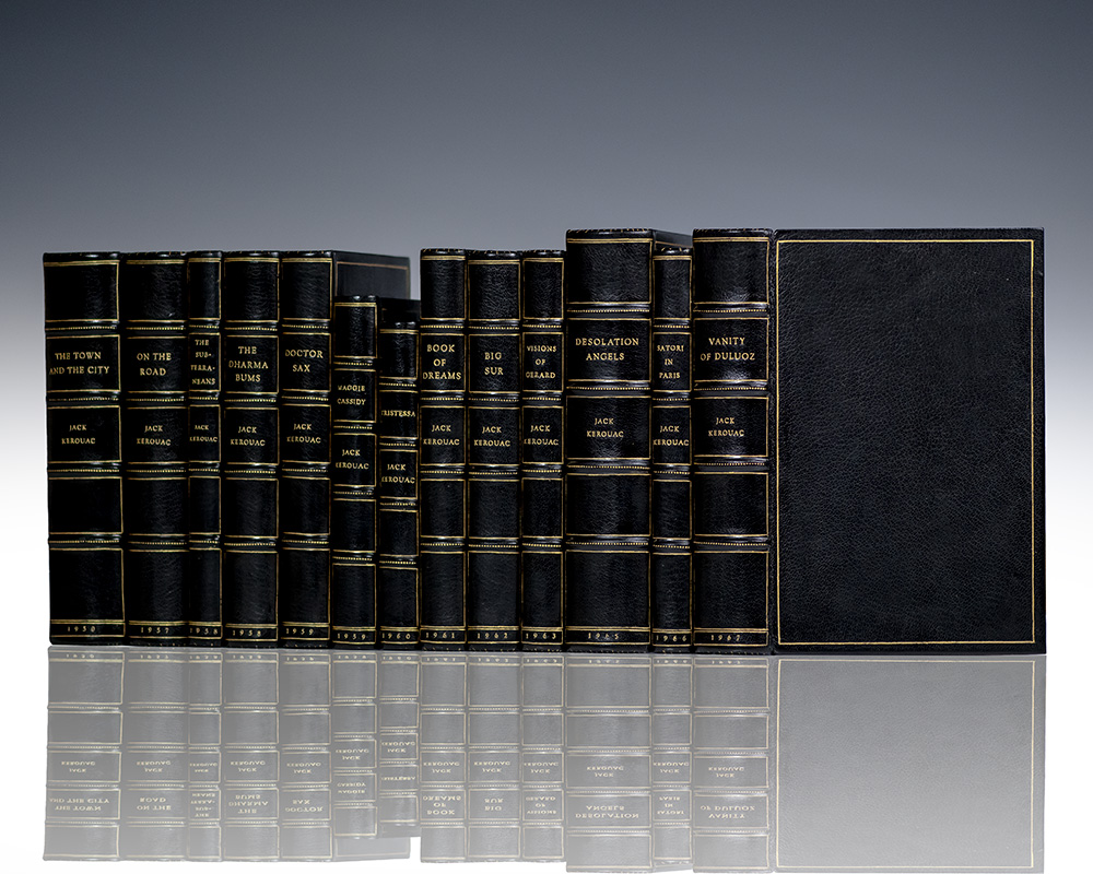 The Novels of Jack Kerouac: The Town and the City, On the Road, The Subterraneans, The Dharma Bums, Doctor Sax, Maggie Cassidy, Tristessa, Book of Dreams, Big Sur, Visions of Gerard, Desolation Angels, Satori in Paris, Vanity of Duluoz.