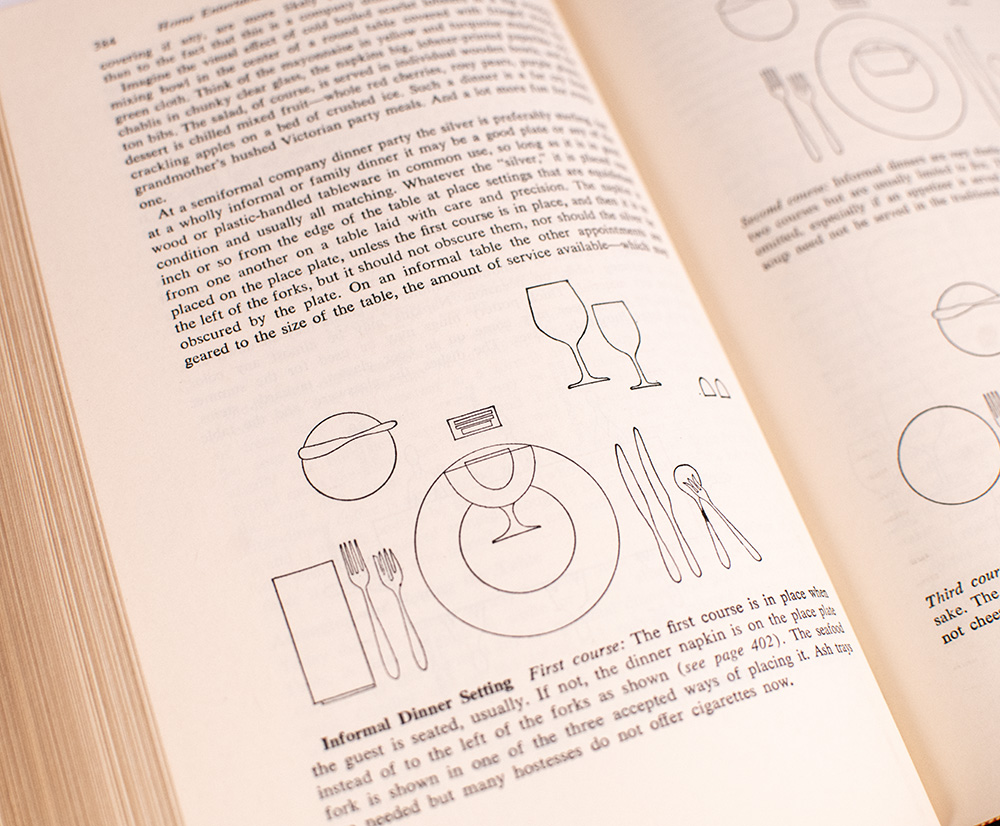 Amy Vanderbilt's Etiquette.