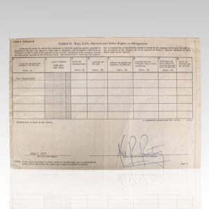 Neil Armstrong Signed Cincinnati Gas & Electric Company Stock Certificate.