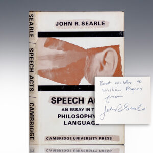 Speech Acts: An Essay in the Philosophy of Language