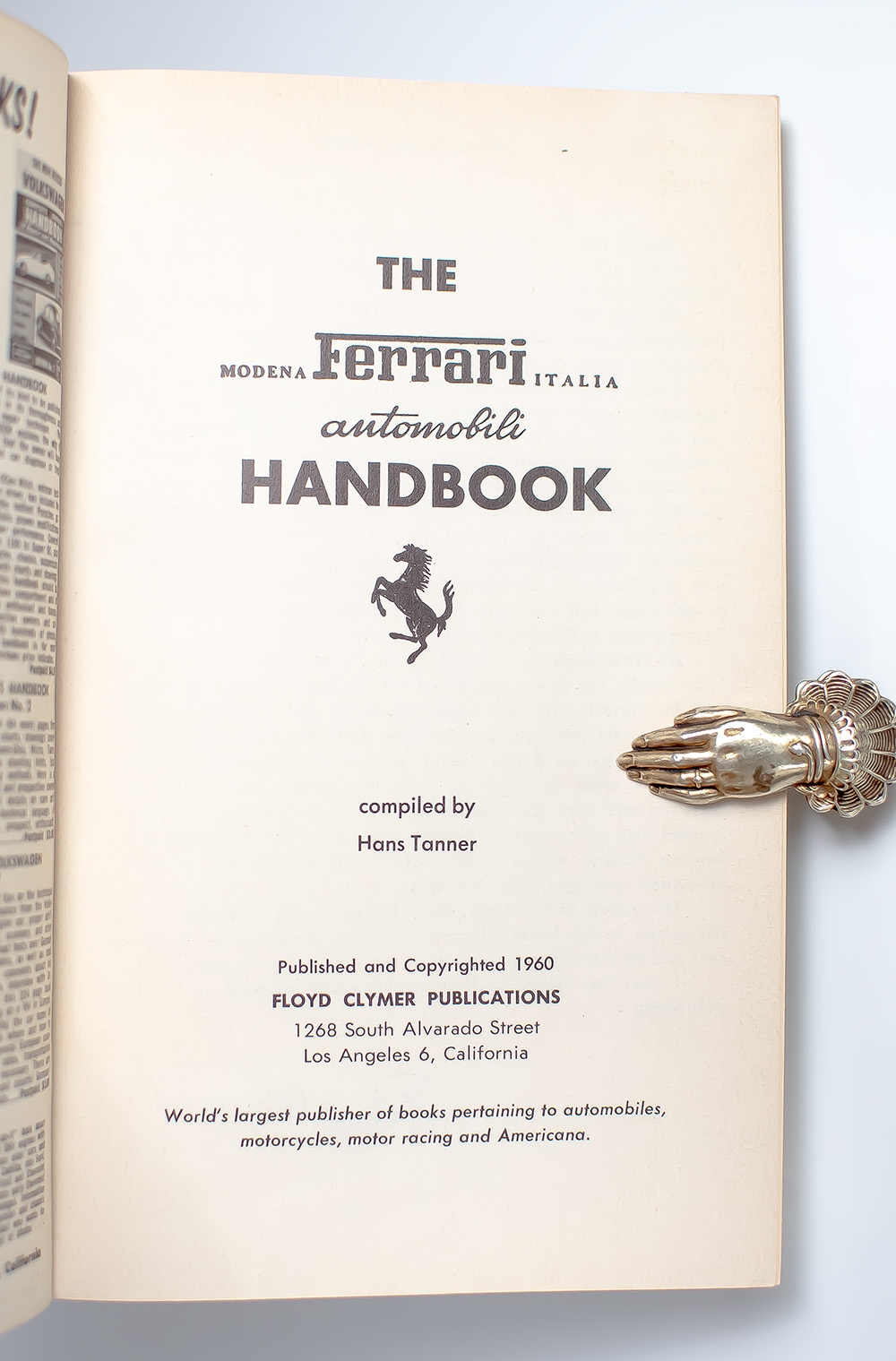 Ferrari Owner's Handbook.