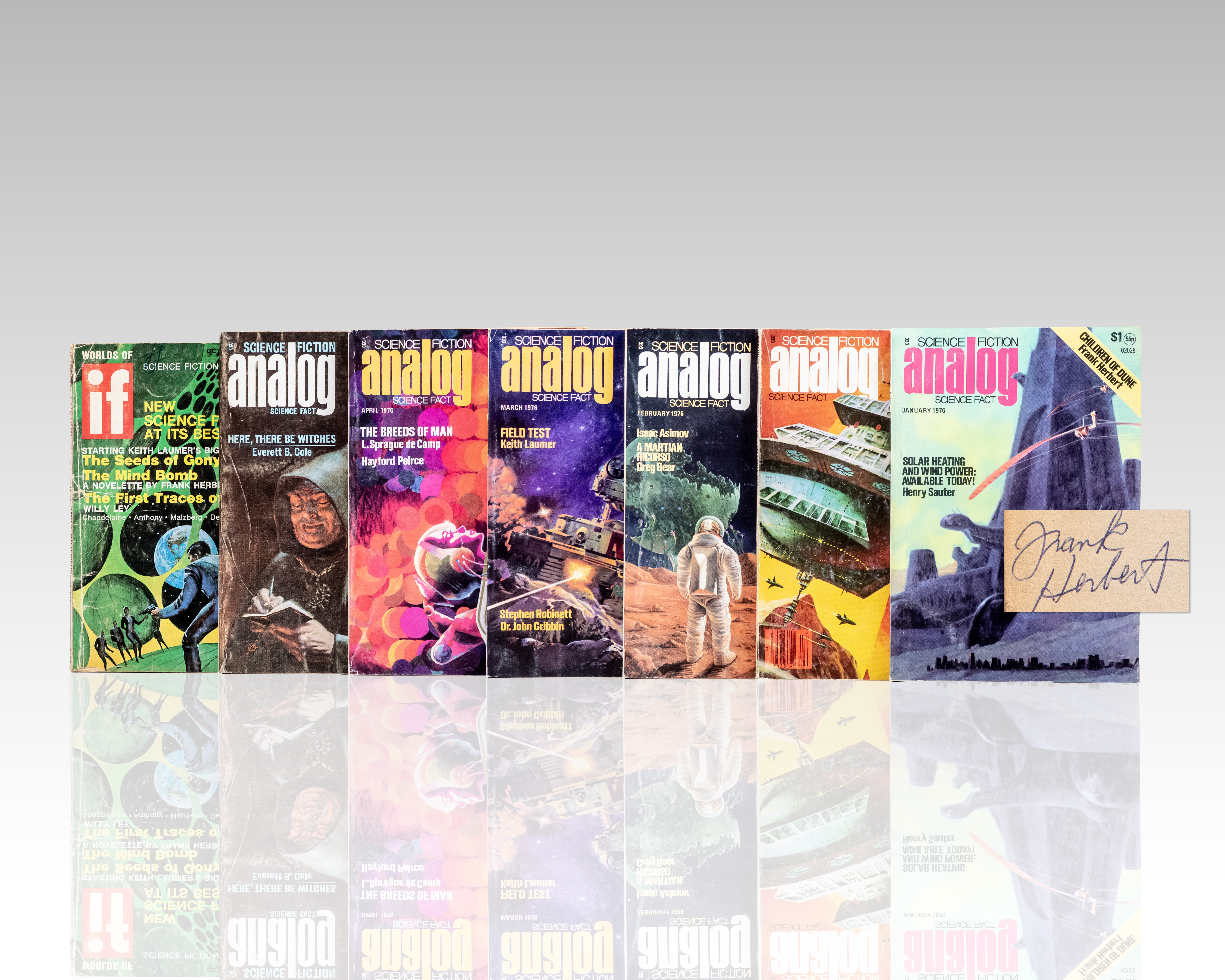 Analog: Science Fiction and Fact. [Containing the First Appearance of Children of Dune, The Mind Bomb, Seed Stock, and Come to the Party].