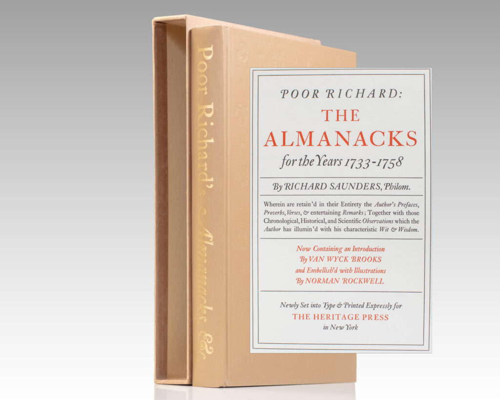 Poor Richard: The Almanacks for the Years 1733-1758.