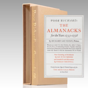 Poor Richard: The Almanacks for the Years 1733-1758.