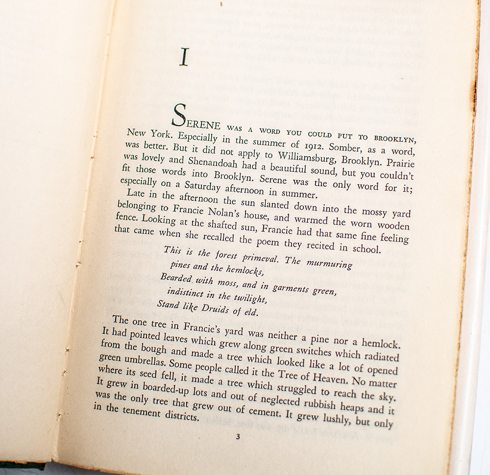 A Tree Grows In Brooklyn.