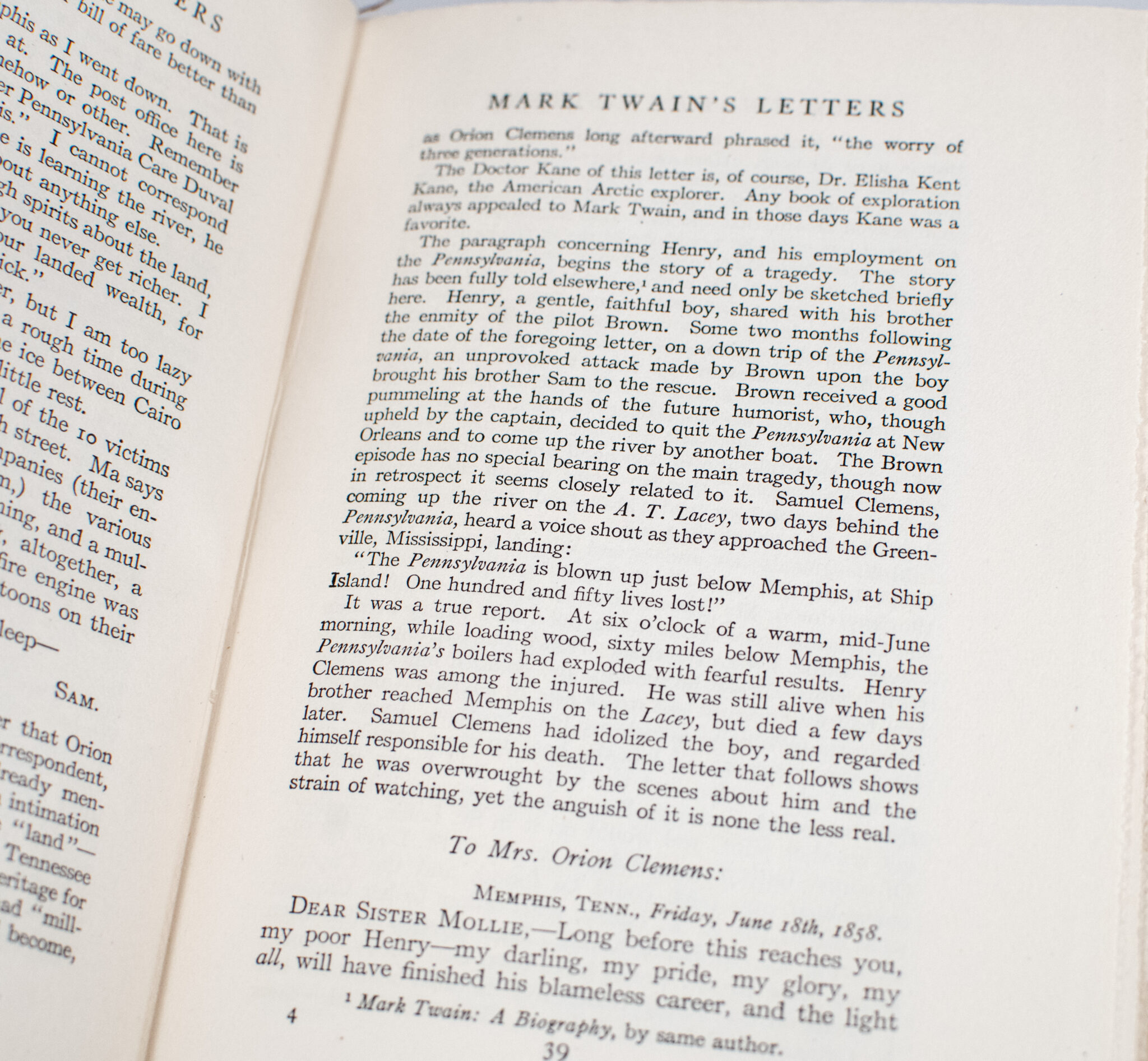 Mark Twain's Letters.