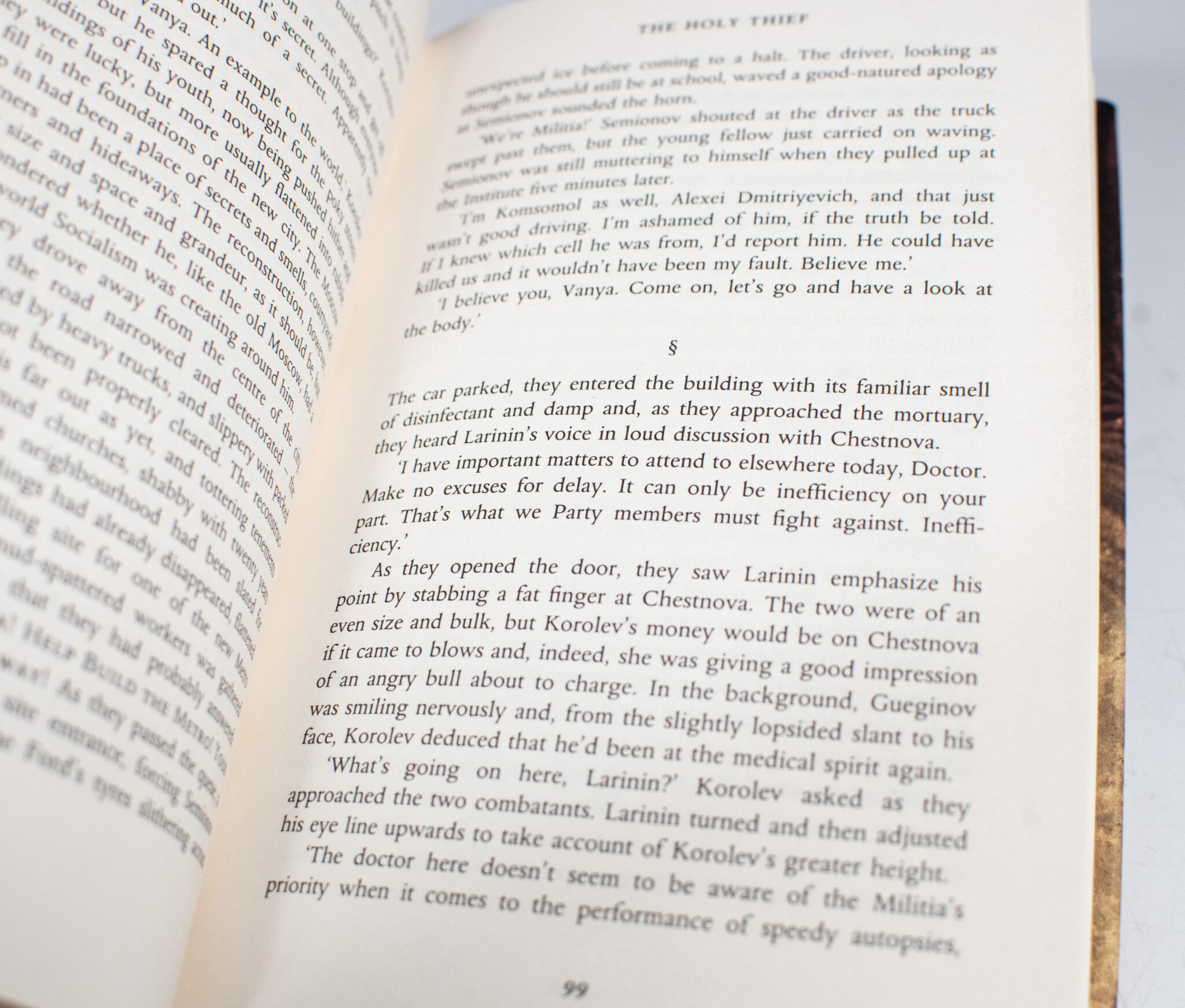 The Korolev Series: The Holy Thief, The Bloody Meadow, The Twelfth Department.
