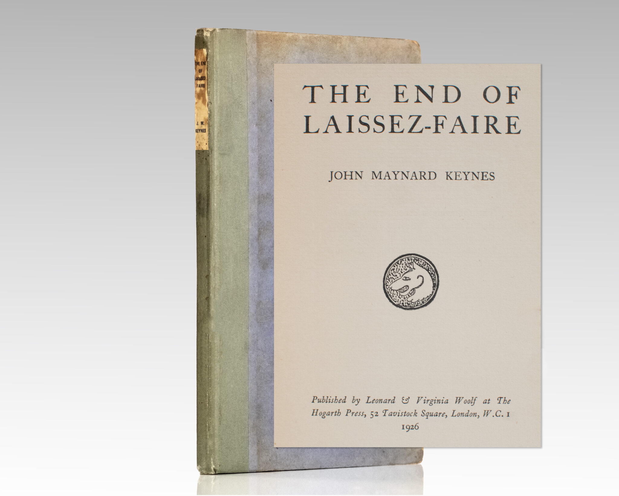 The End Of Laissez-Faire.