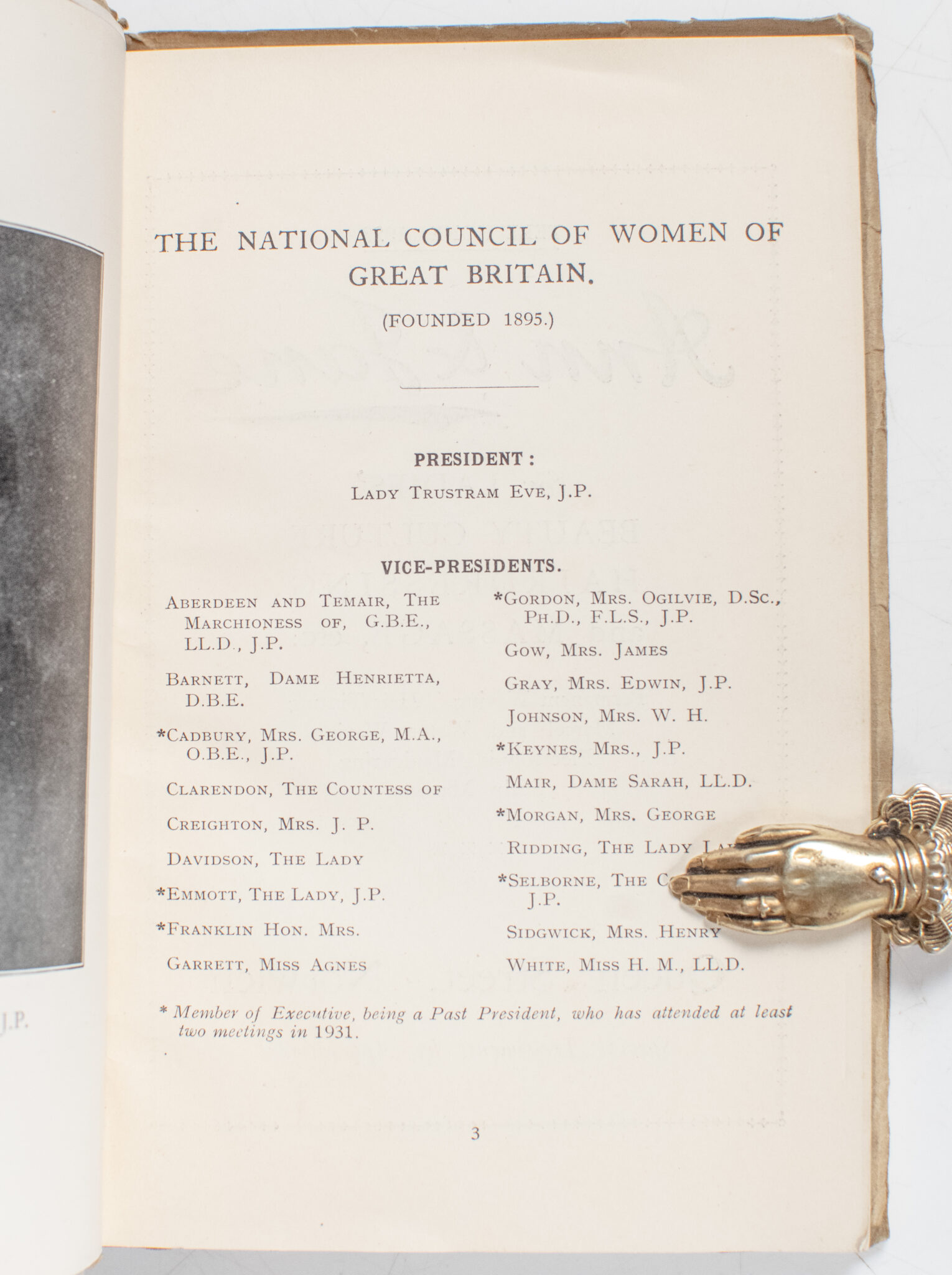 The National Council of Women of Great Britain: Conference at Norwich, October 3rd to 7th, 1932.