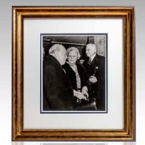 Winston Churchill Signed Photograph.