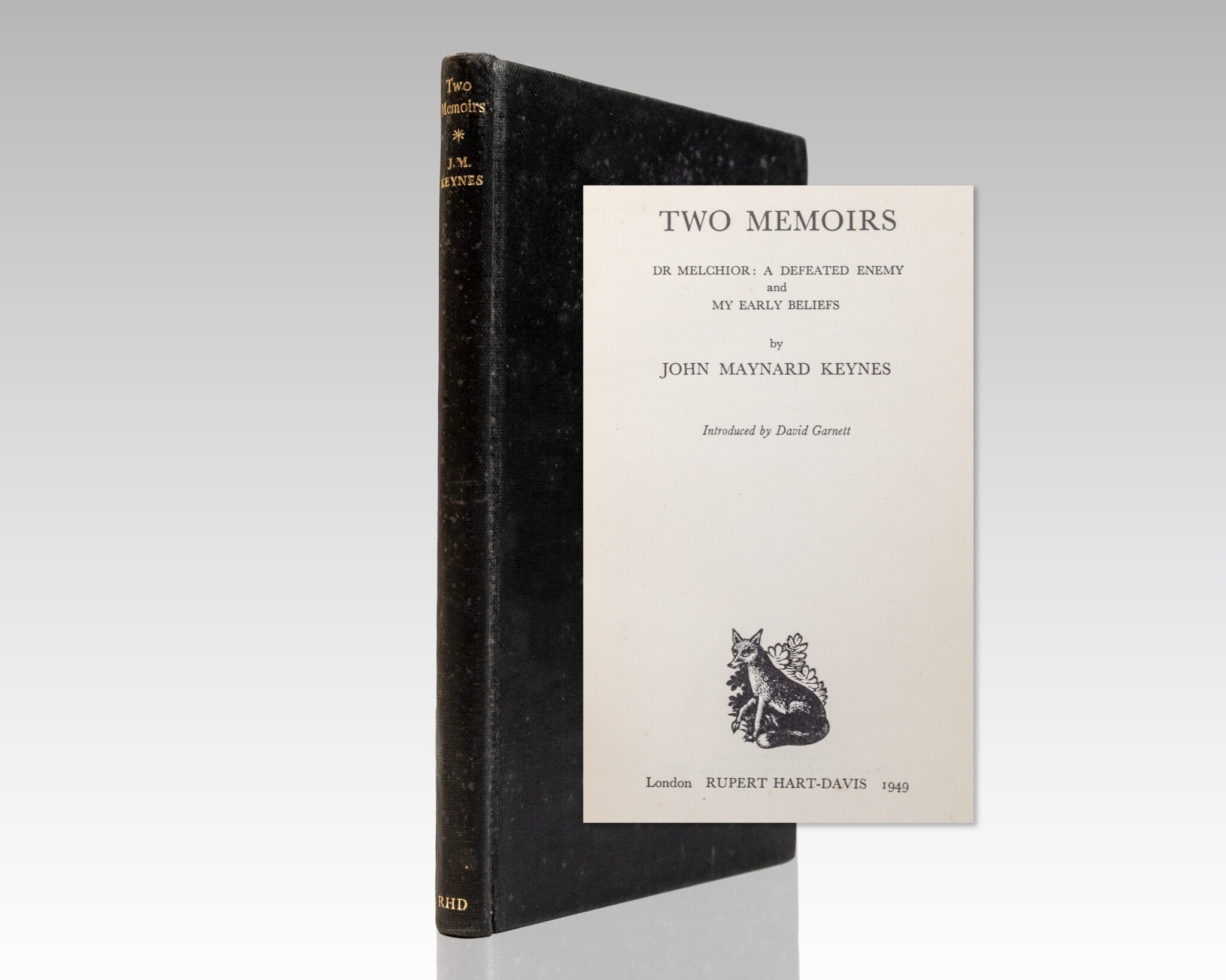 Two Memoirs. Dr Melchior: A Defeated Enemy and My Early Beliefs.