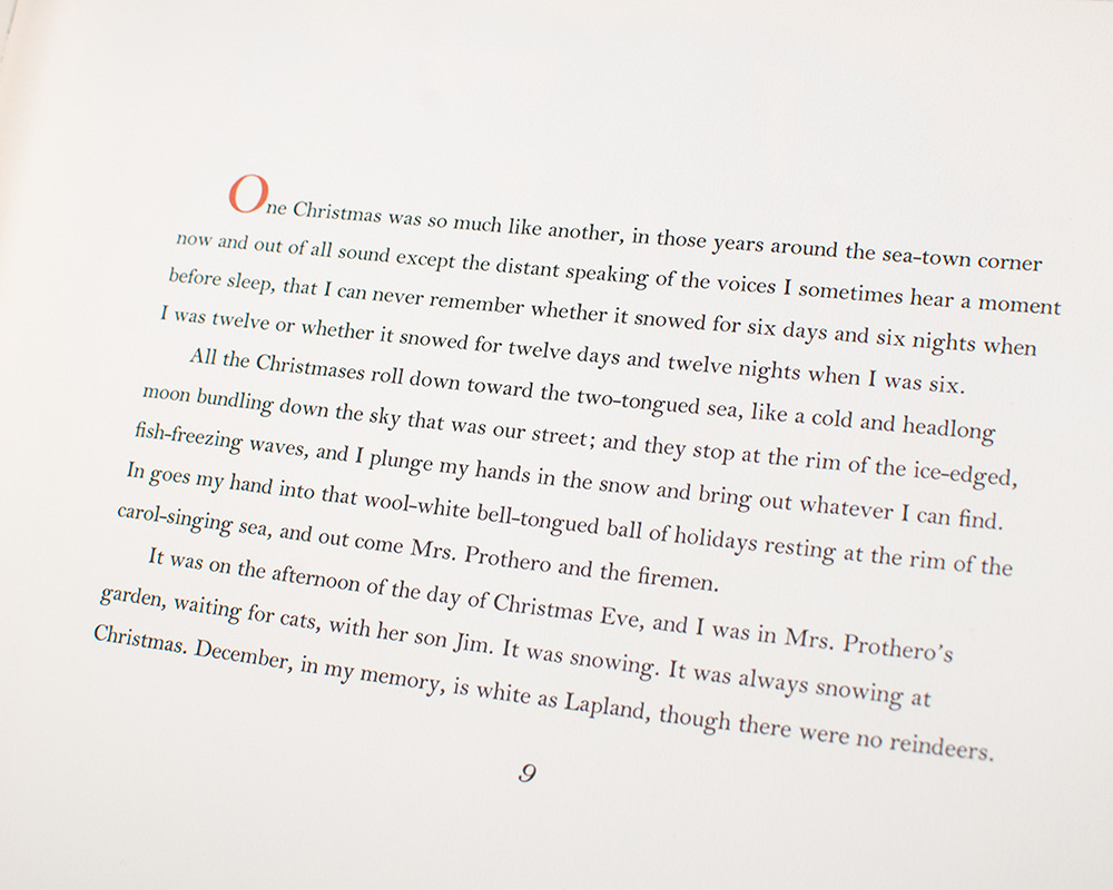 A Child's Christmas In Wales.