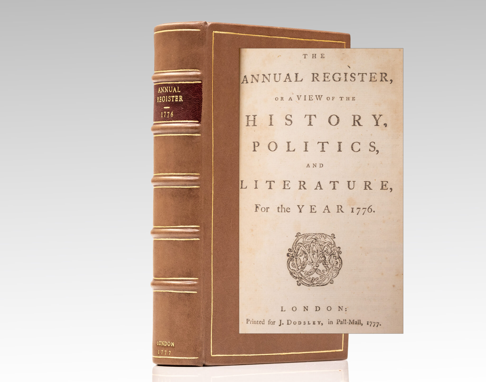 The Annual Register, or a View of the History, Politics, and Literature, for the Year 1776.