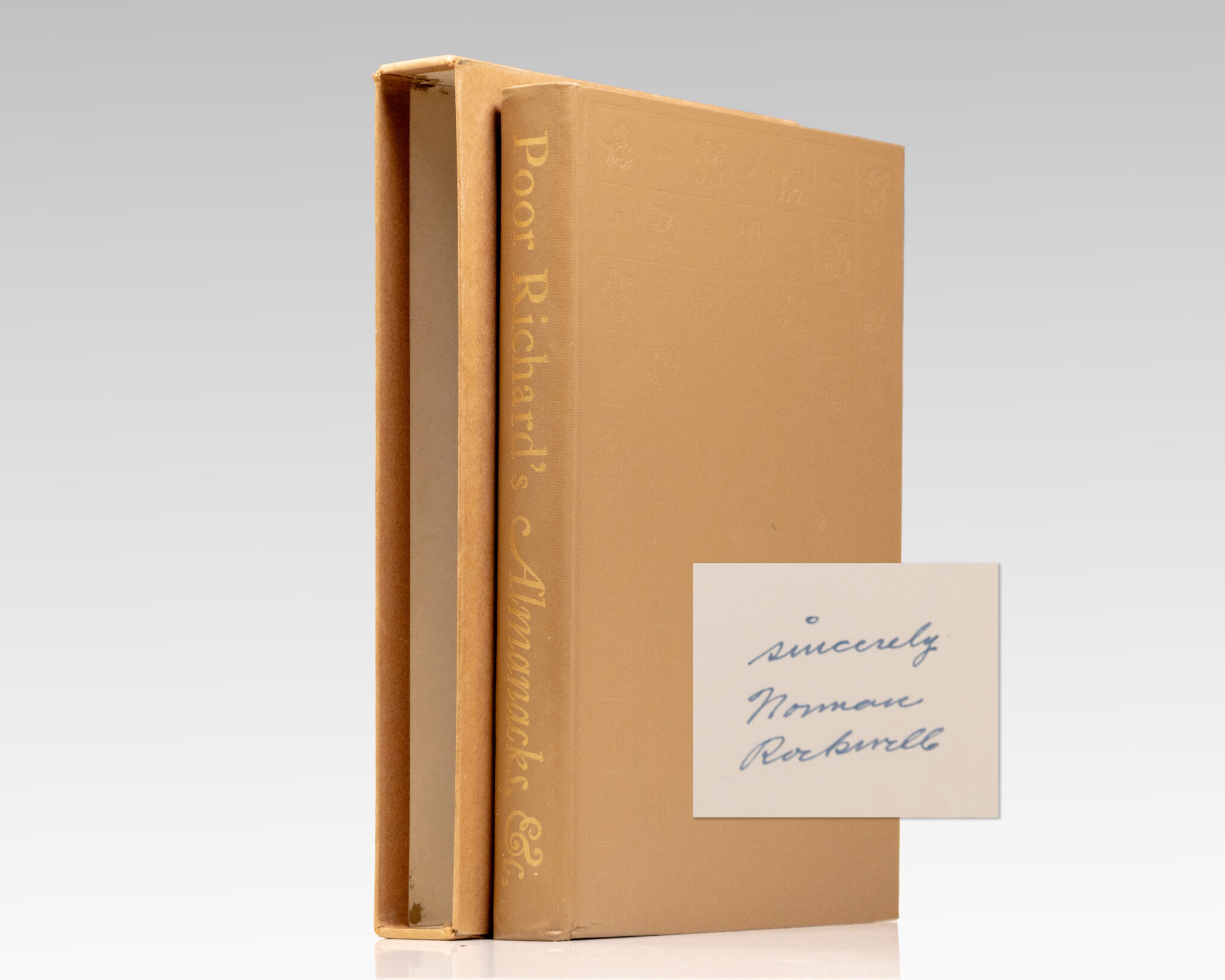 Poor Richard: The Almanacks for the Years 1733-1758.