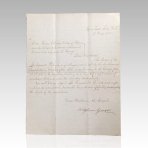 Brigham Young Autograph Letter Signed.