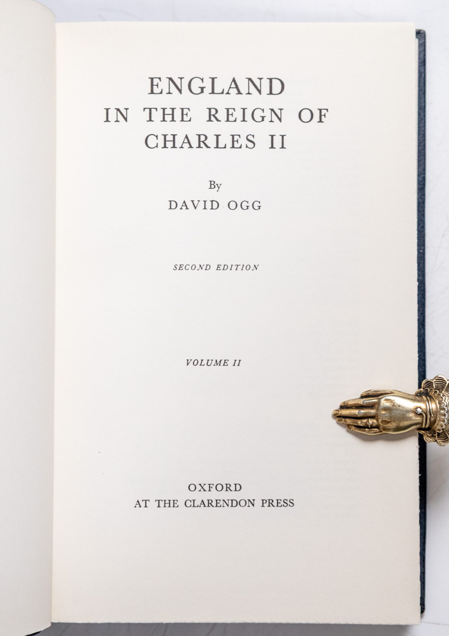 England in the Reign of Charles II.