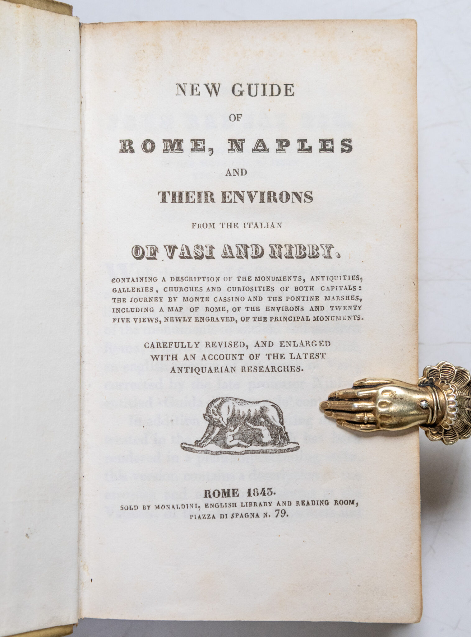 New Guide of Rome, Naples and Their Environs.