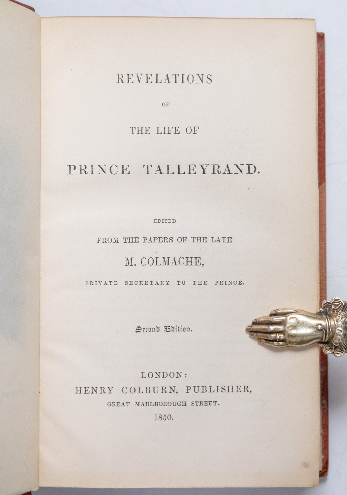 Revelations of the Life of Prince Talleyrand.