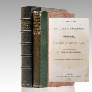 Illustrations of Smollett, Fielding and Goldsmith, in a Series of Forty-One Plates, Designed and Engraved by George Cruikshank.