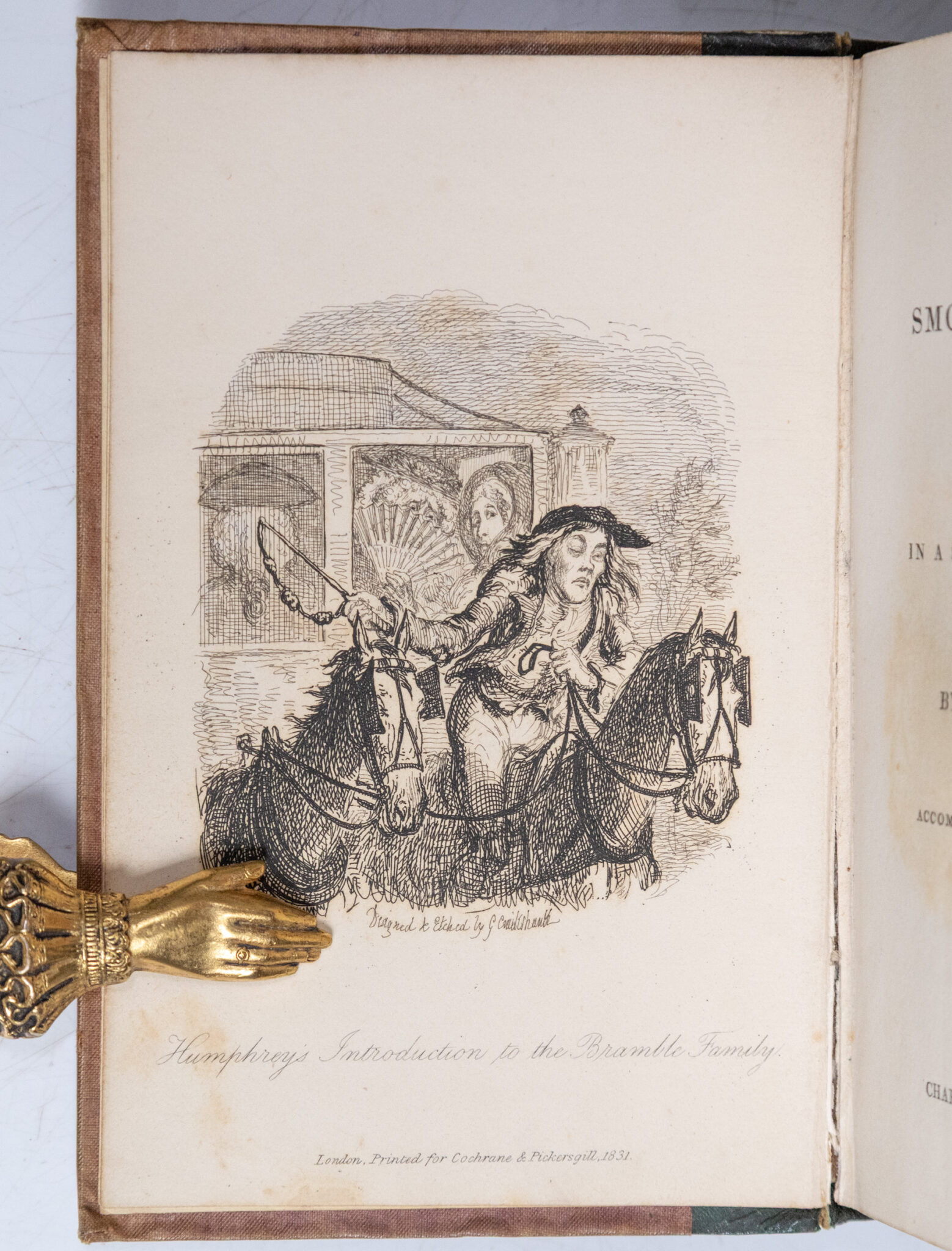 Illustrations of Smollett, Fielding and Goldsmith, in a Series of Forty-One Plates, Designed and Engraved by George Cruikshank.