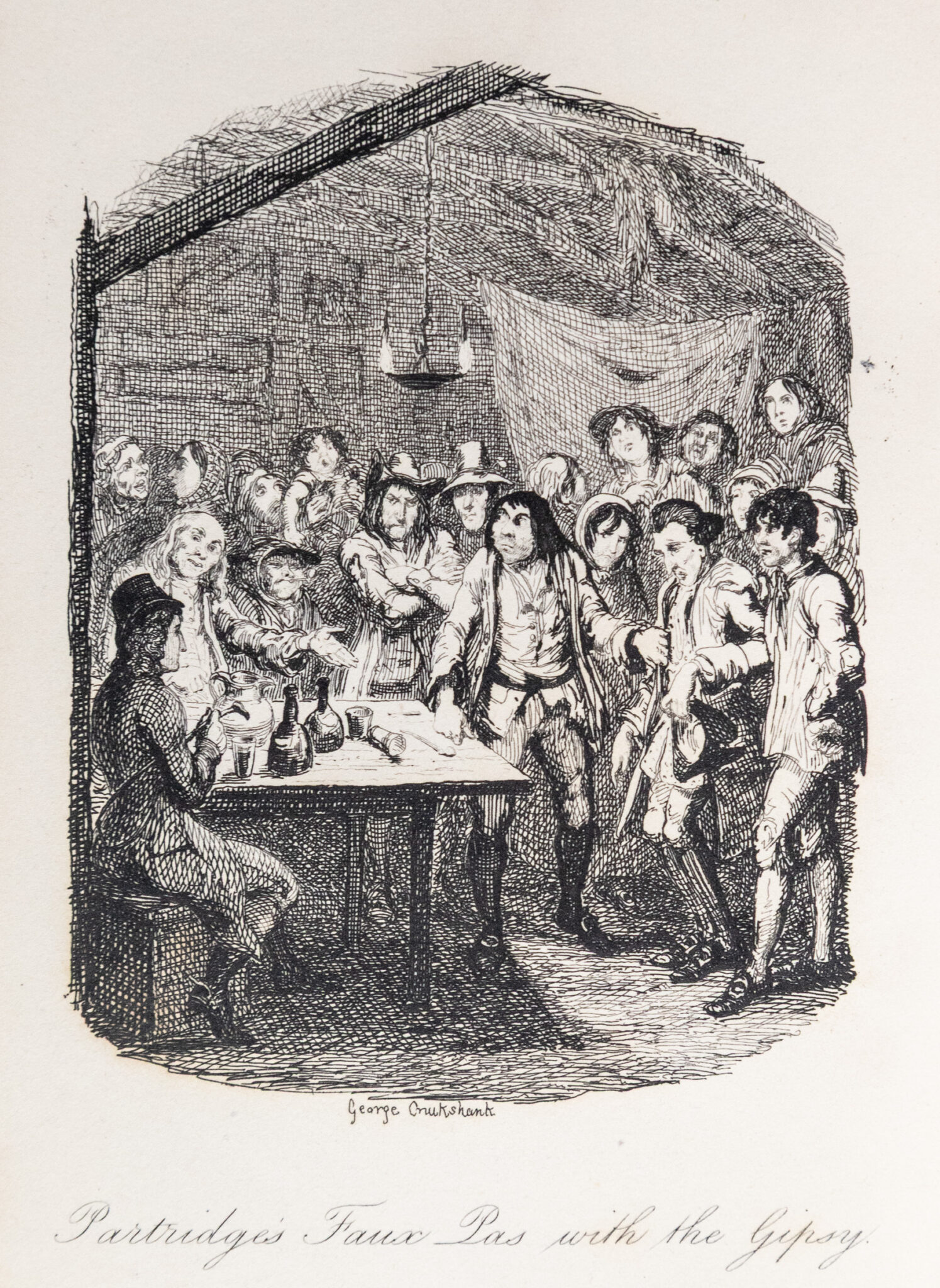 Illustrations of Smollett, Fielding and Goldsmith, in a Series of Forty-One Plates, Designed and Engraved by George Cruikshank.