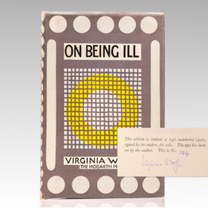 On Being Ill.