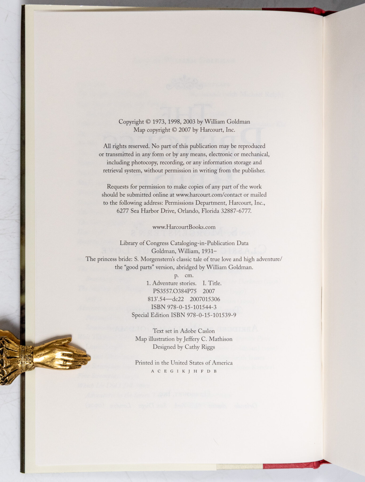 The Princess Bride. S. Morgenstern's Classic Tale of True Love and High Adventure.