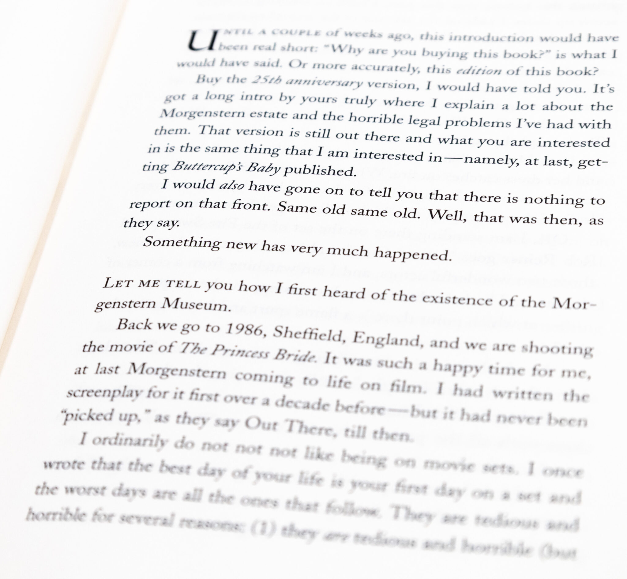 The Princess Bride. S. Morgenstern's Classic Tale of True Love and High Adventure.