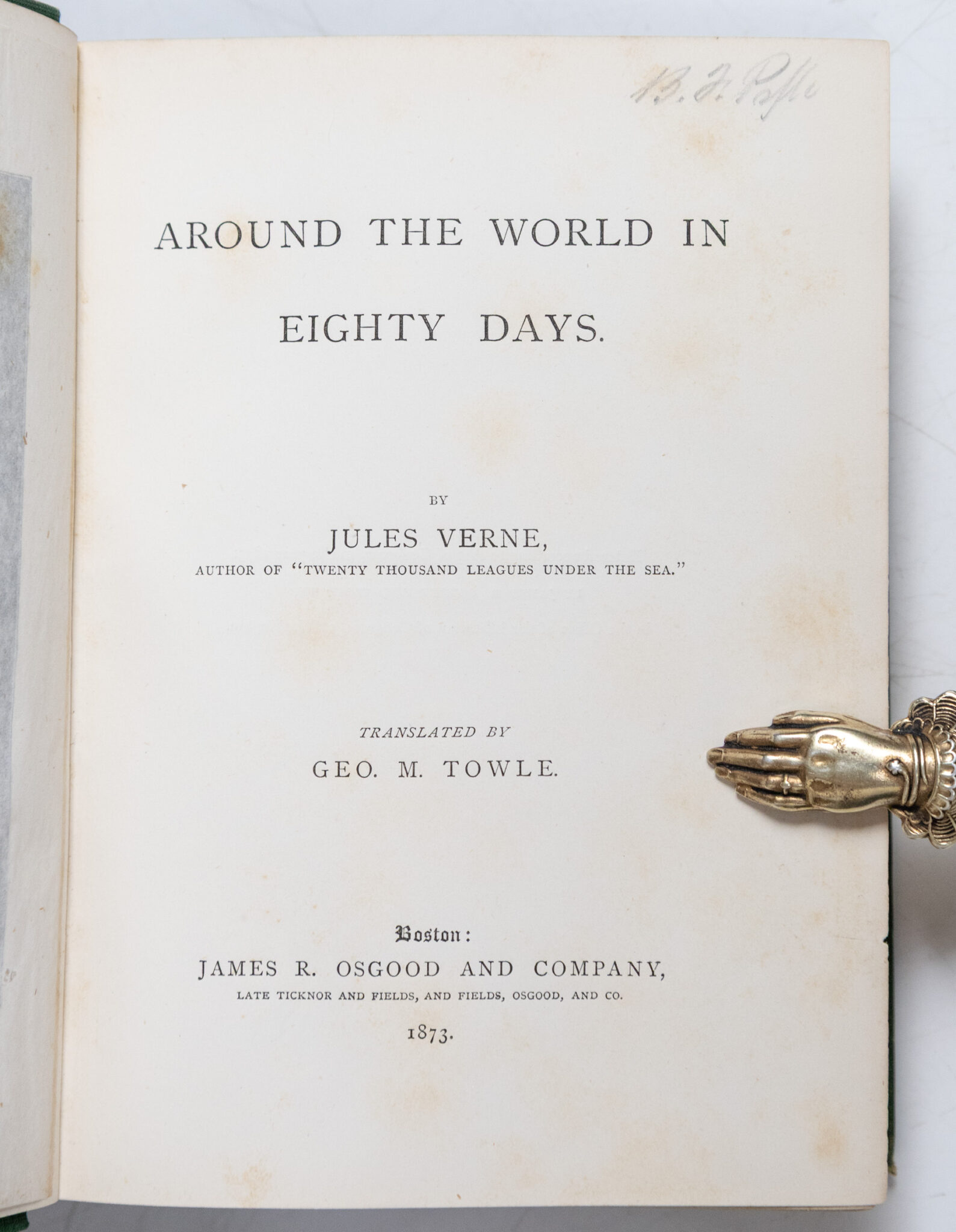 Around the World in Eighty Days.