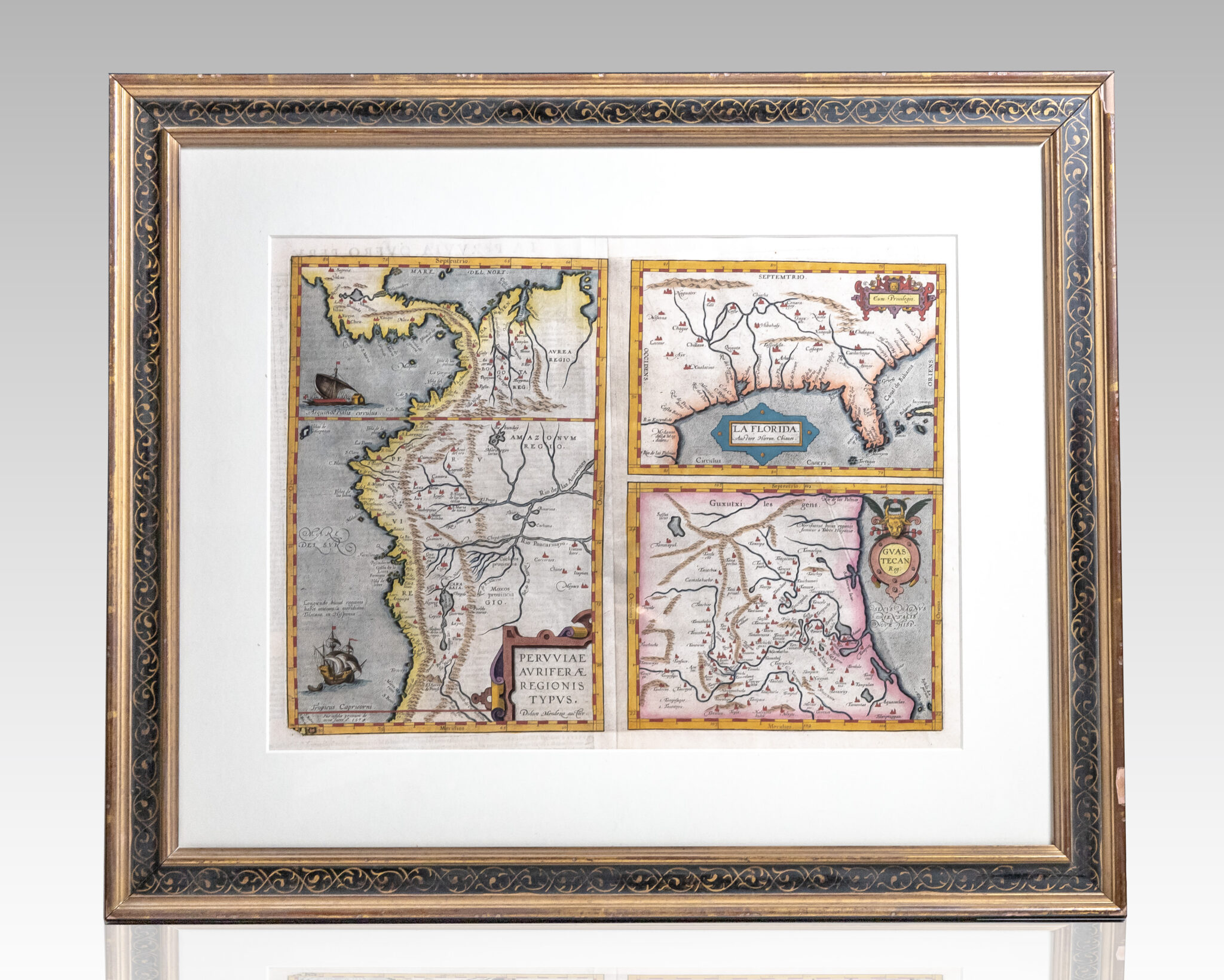 La Florida. [The Earliest Separately Printed Map of Florida from Oretlius’ Theatrum Orbis Terrarum].