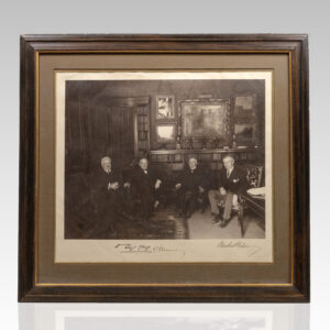 "The Big Four" Paris Peace Conference Signed Photograph.