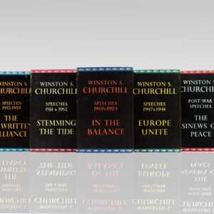 Winston Churchill's Post-War Speeches: The Sinews of Peace, Europe Unite: Speeches 1947 & 1948, In The Balance: Speeches 1949 & 1950, Stemming the Tide: Speeches 1951 & 1952, The Unwritten Alliance: Speeches 1953-1959.