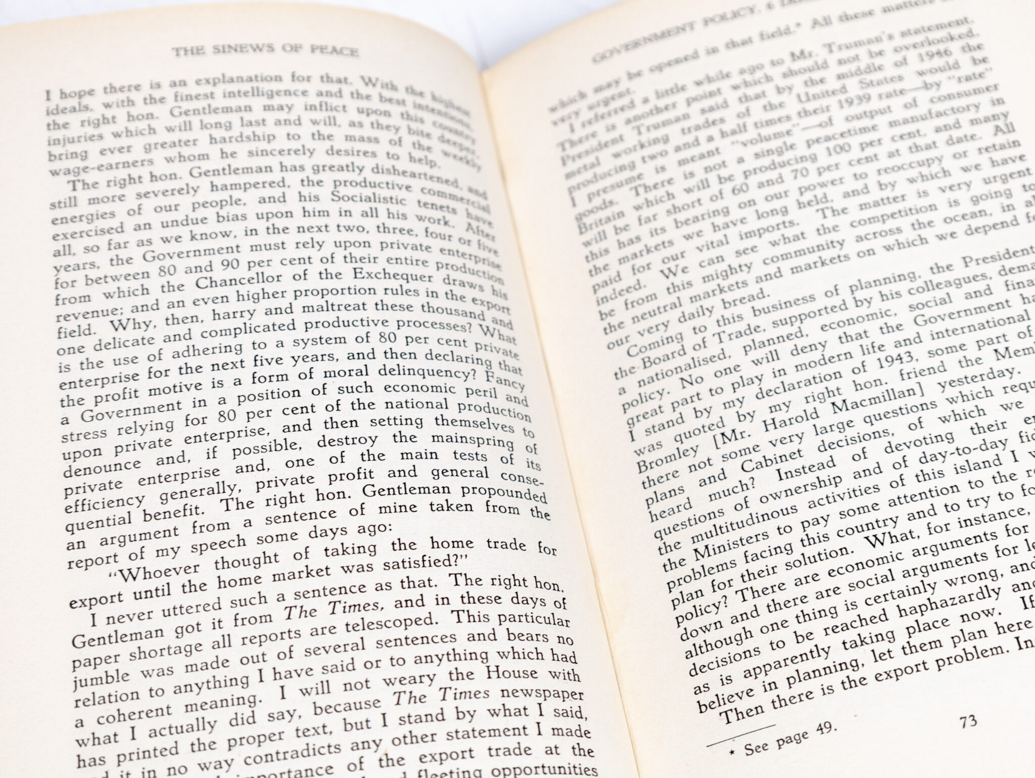 Winston Churchill's Post-War Speeches: The Sinews of Peace, Europe Unite: Speeches 1947 & 1948, In The Balance: Speeches 1949 & 1950, Stemming the Tide: Speeches 1951 & 1952, The Unwritten Alliance: Speeches 1953-1959.
