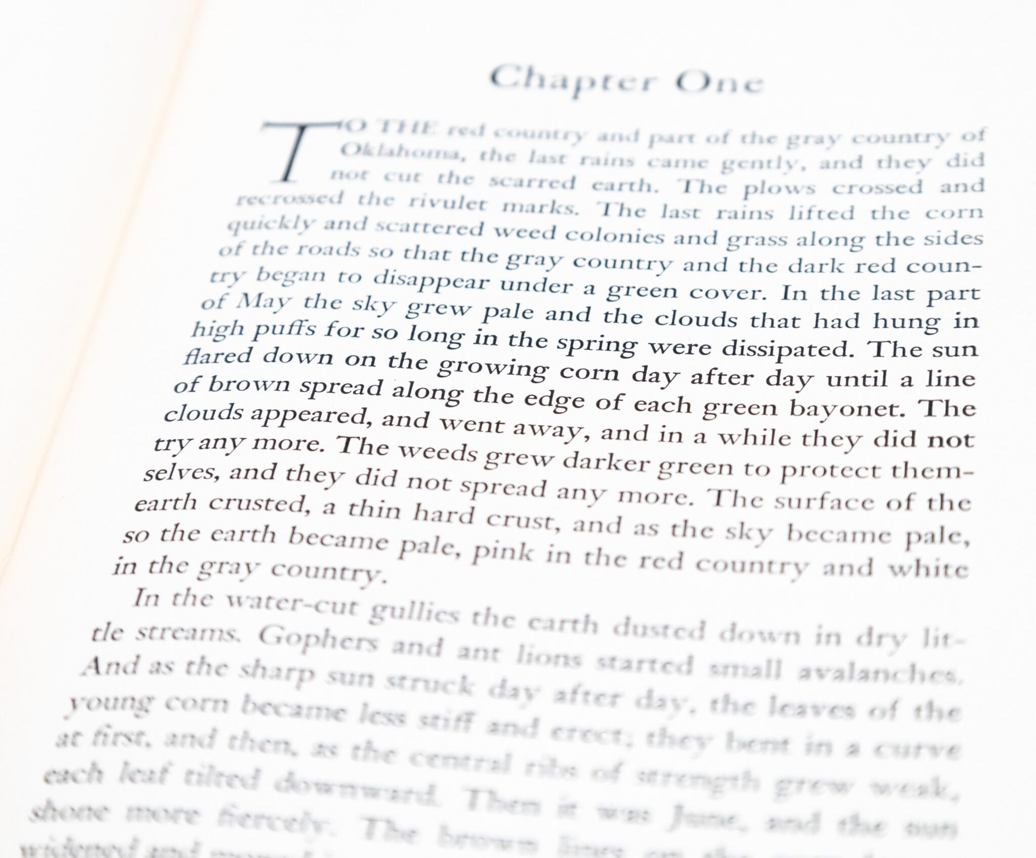 The Grapes of Wrath.