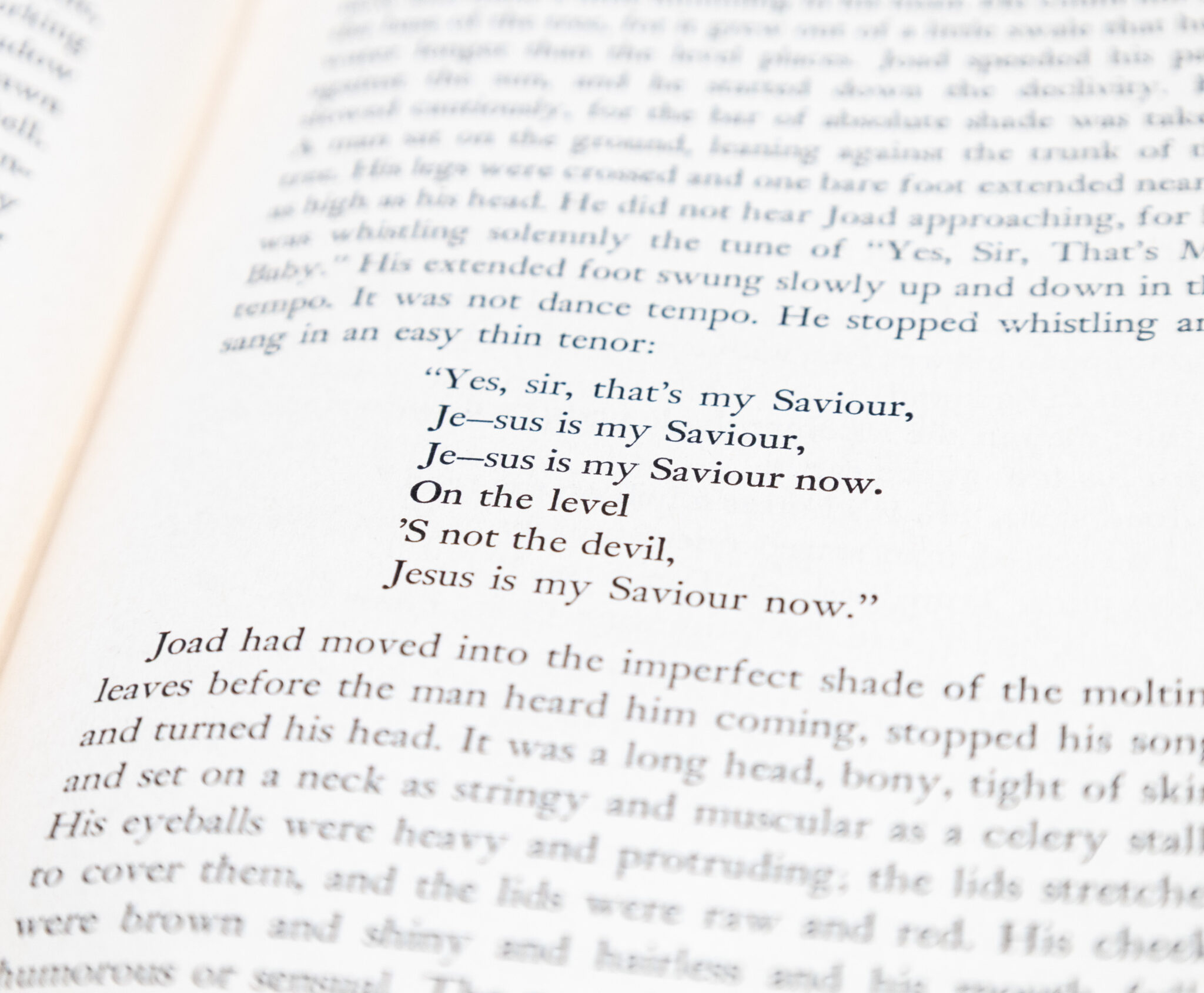 The Grapes of Wrath.