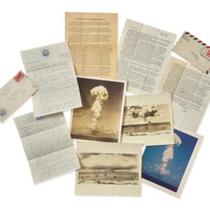 Collection of Photographs and Eyewitness Account Letters of the First Bikini Atoll Nuclear Bomb Tests.