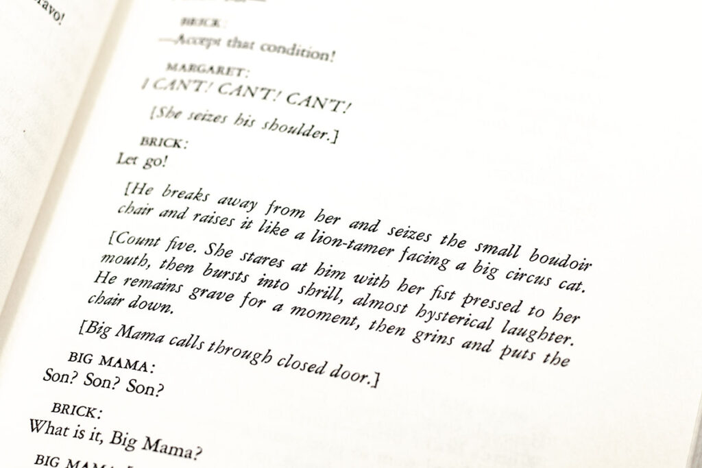 Cat On A Hot Tin Roof.