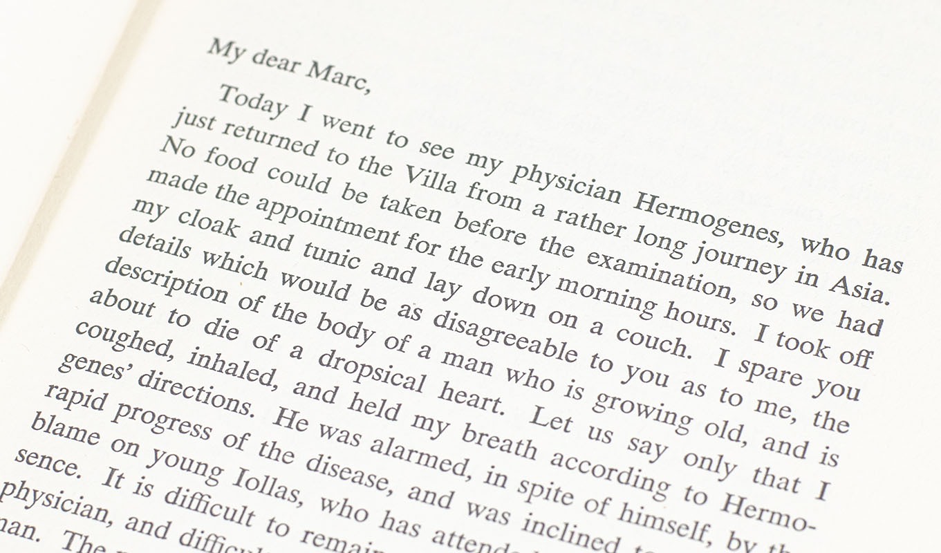 Hadrian's Memoirs.