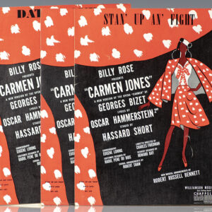Carmen Jones Musical Score Collection.