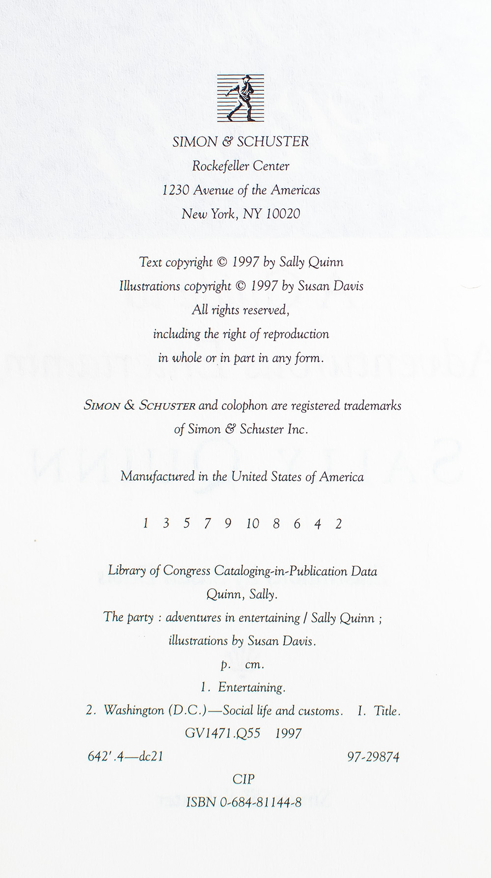The Party: A Guide to Adventurous Entertaining.