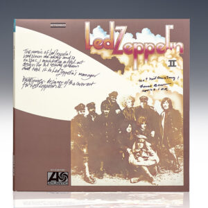 David Juniper and Frank Borman Inscribed Led Zeppelin II.