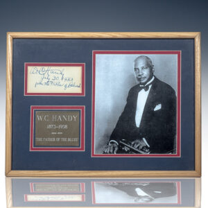 W.C. Handy Autograph.