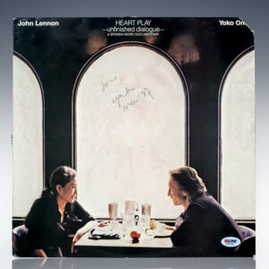 Yoko Ono Signed Heart Play: Unfinished Dialogue: A Spoken Word Documentary Album.