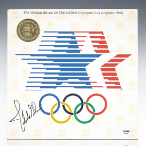 John Williams Signed Official Music of the XXIIIrd Olympiad Los Angeles 1984.