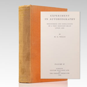 Experiment in Autobiography: Volume II Discoveries and Conclusions of a Very Ordinary Brain.