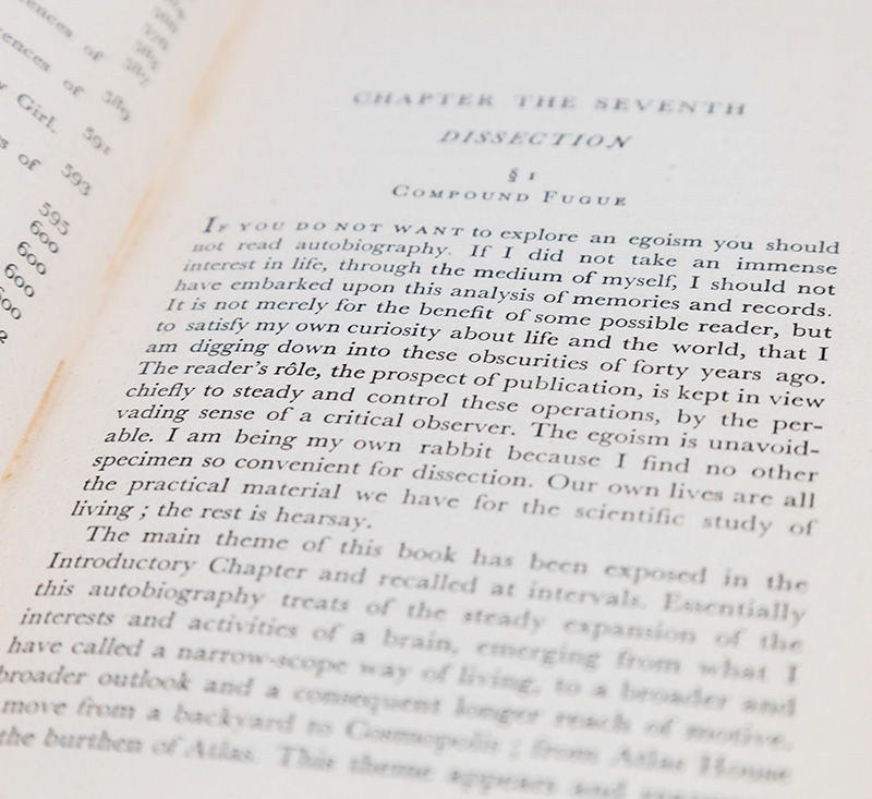 Experiment in Autobiography: Volume II Discoveries and Conclusions of a Very Ordinary Brain.