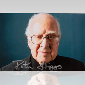 Peter Higgs Signed Photograph.