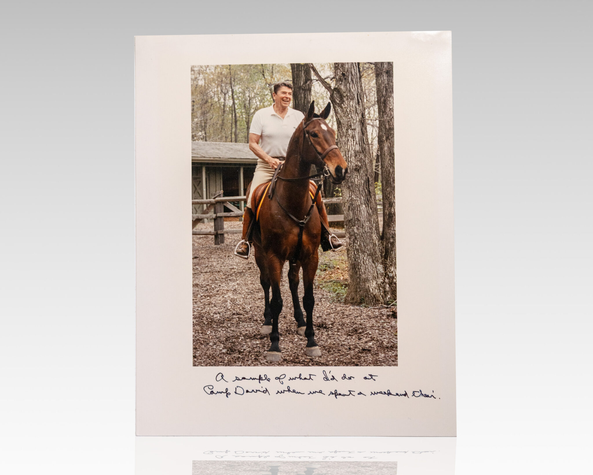 Ronald Reagan Annotated Photographs.